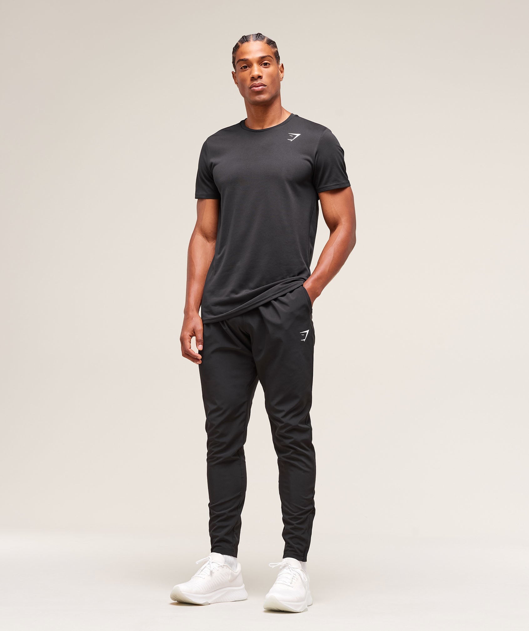 Arrival Woven Tall Joggers - Black