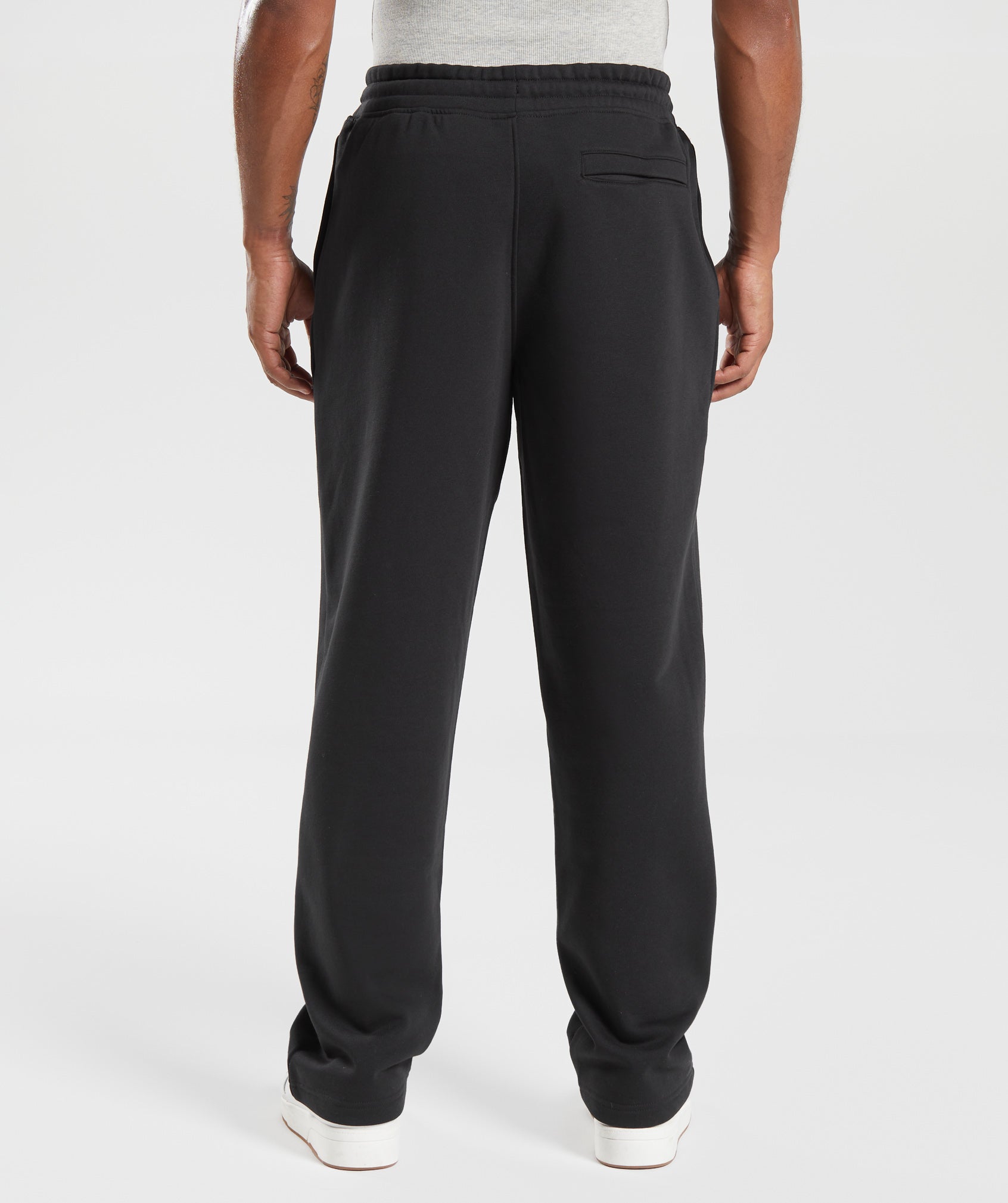 Crest Straight Leg Joggers - Black