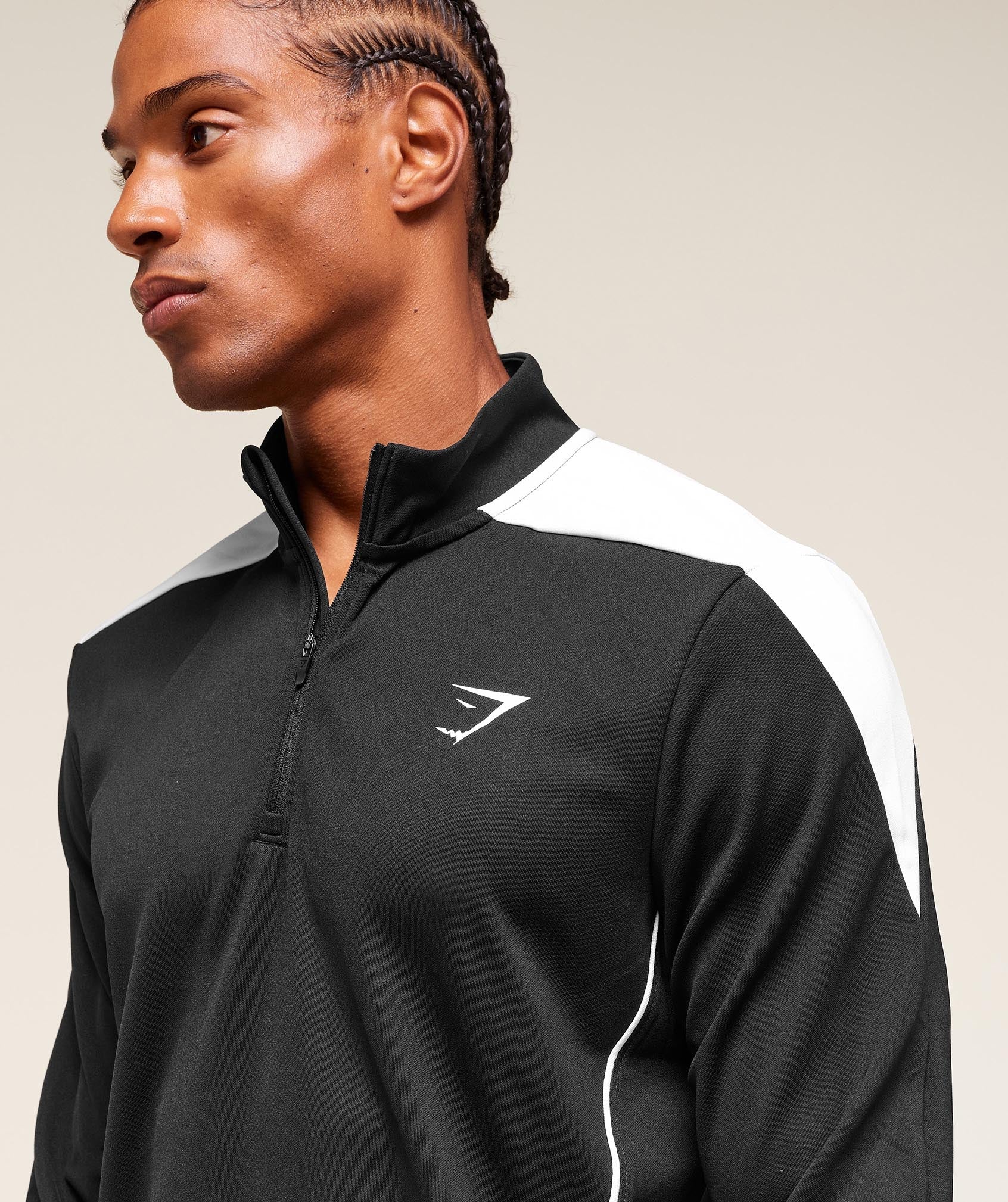 Arrival Block 1/4 Zip - Black