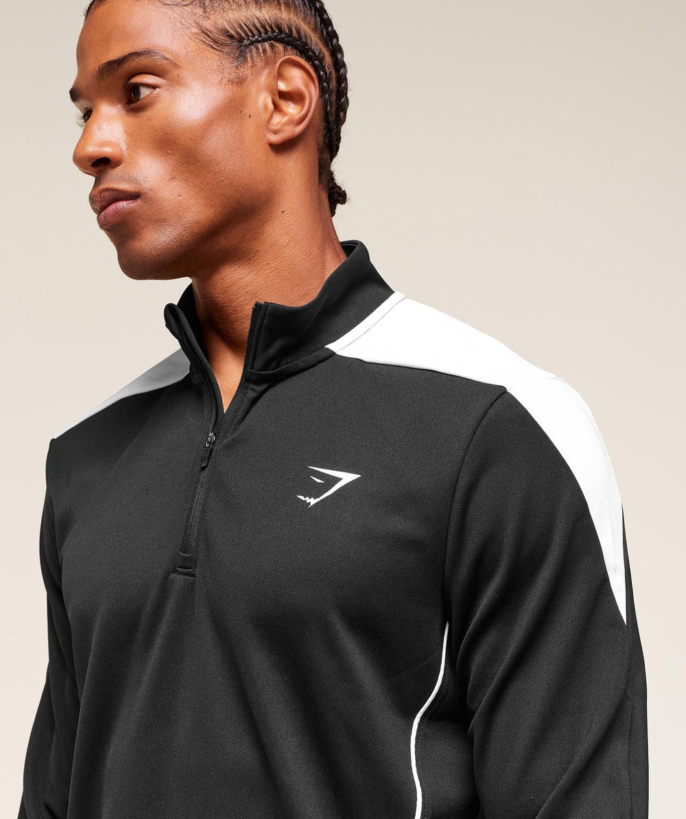 Arrival Block 1/4 Zip - Black