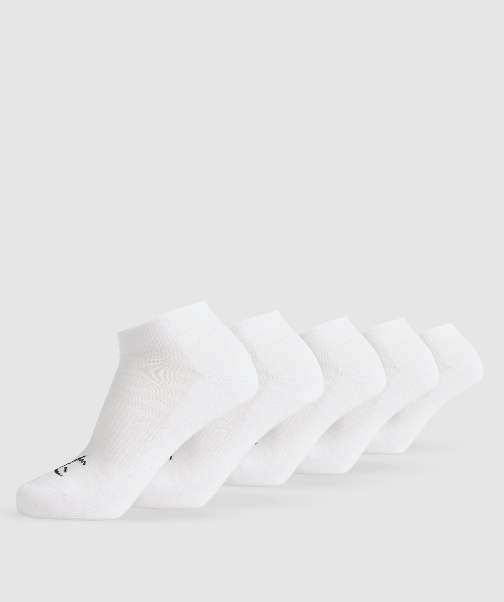 Trainer Sock 5pk - White