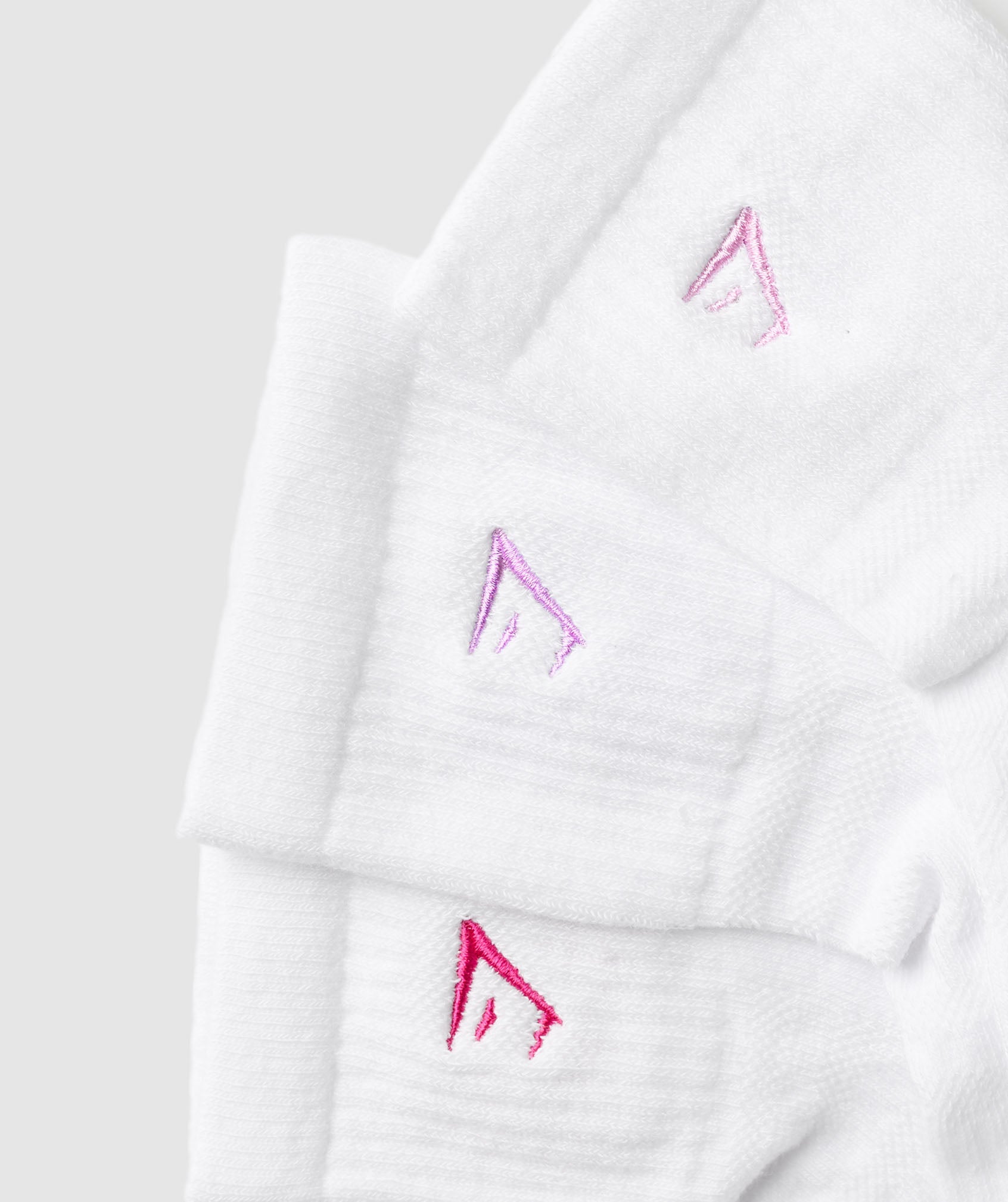 Gym Babes Midi Sock 3pk - White/Sour Pink/Active Purple/Winning Pink