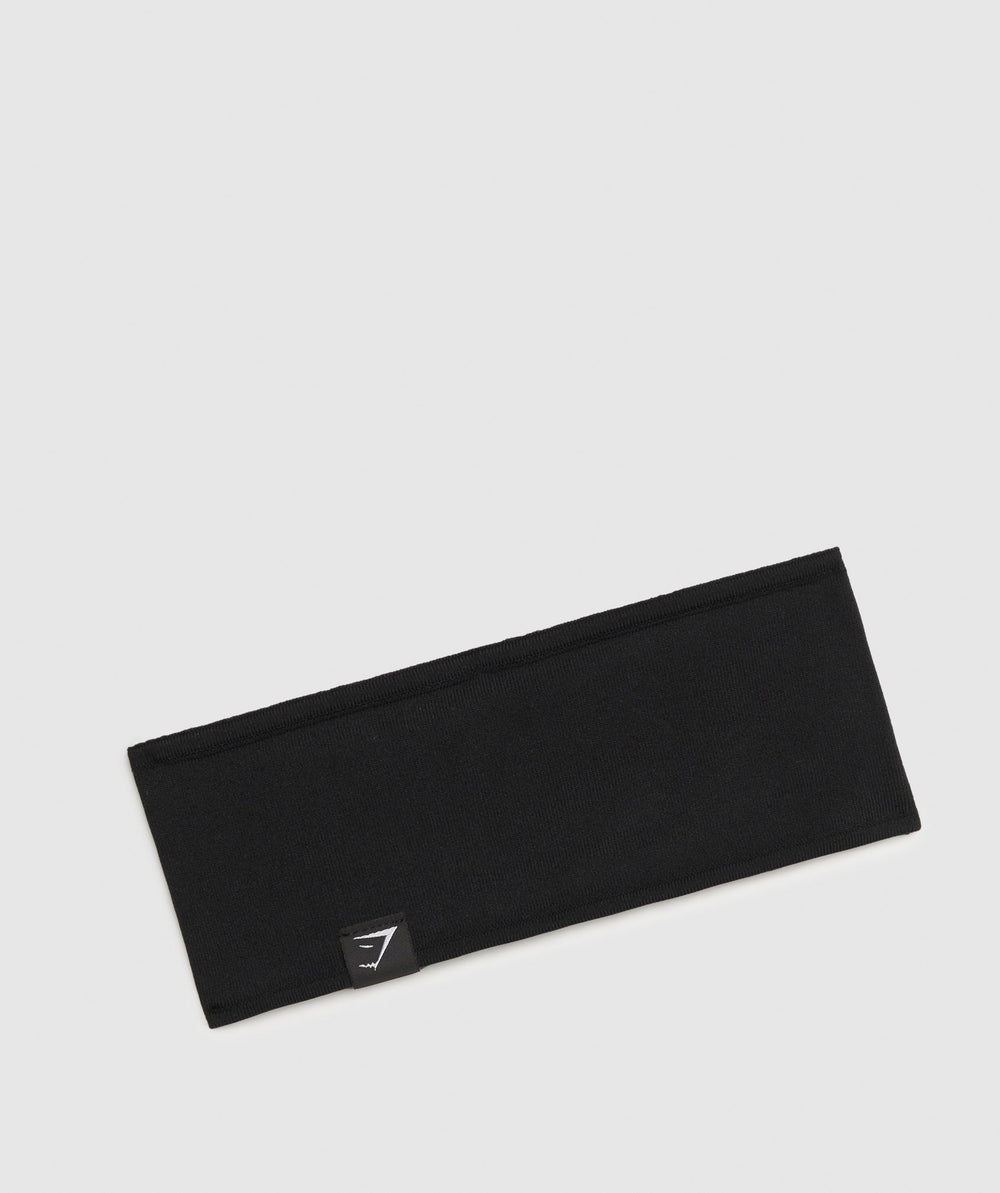 Diffuse Single Layer Sweat Headband - Black