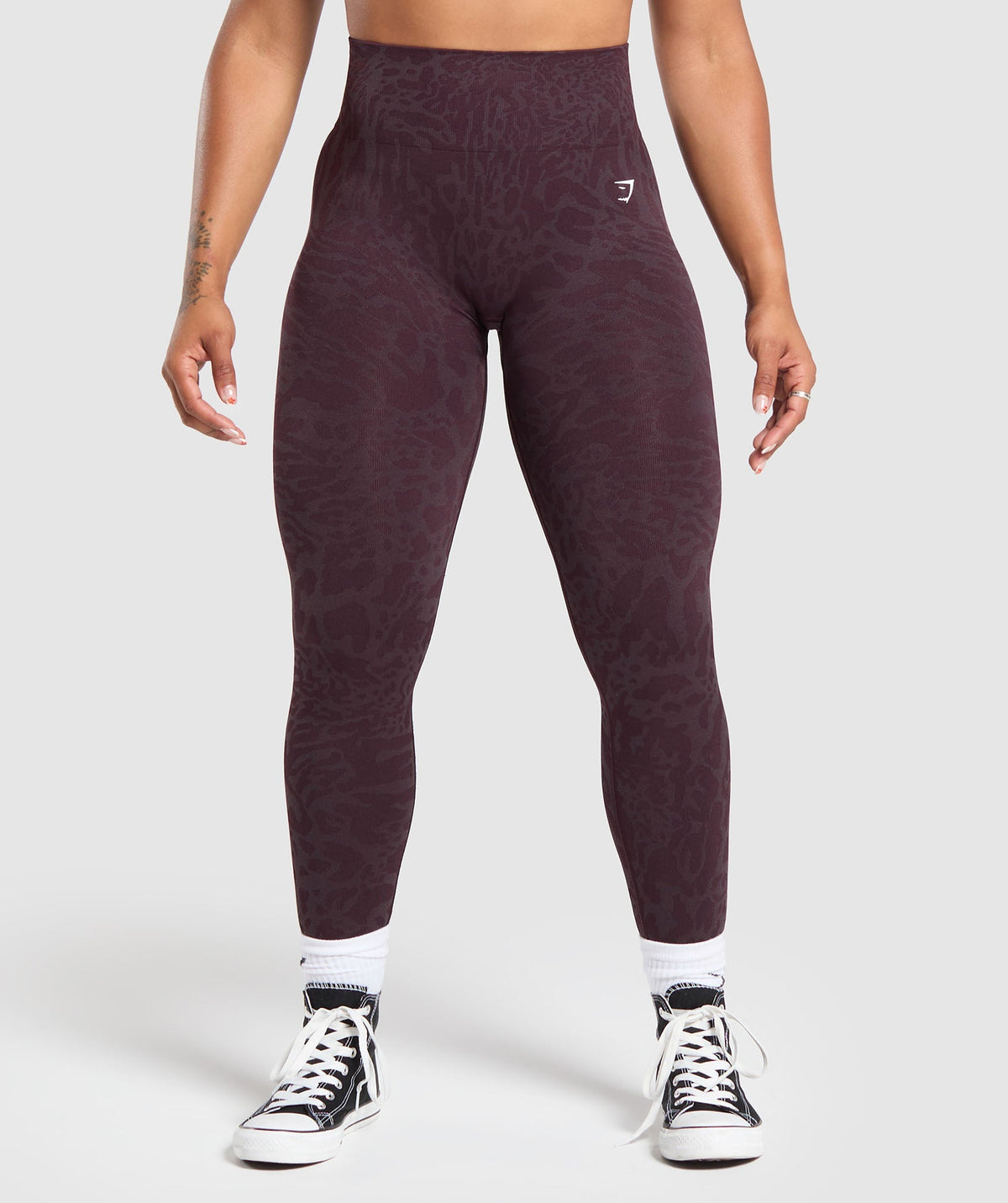 Adapt Safari Seamless Leggings - Depth Purple/Greyed Purple