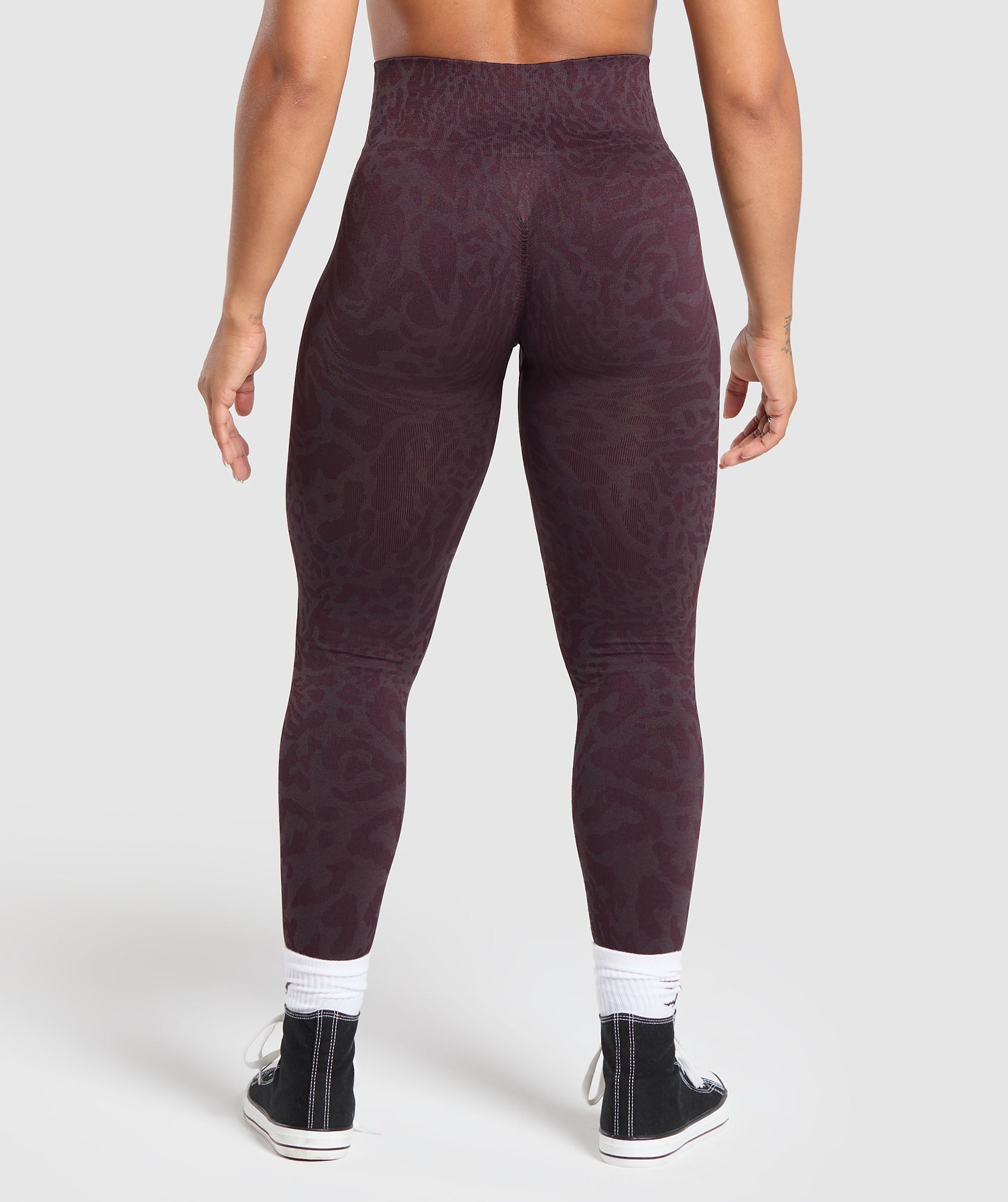Adapt Safari Seamless Leggings - Depth Purple/Greyed Purple