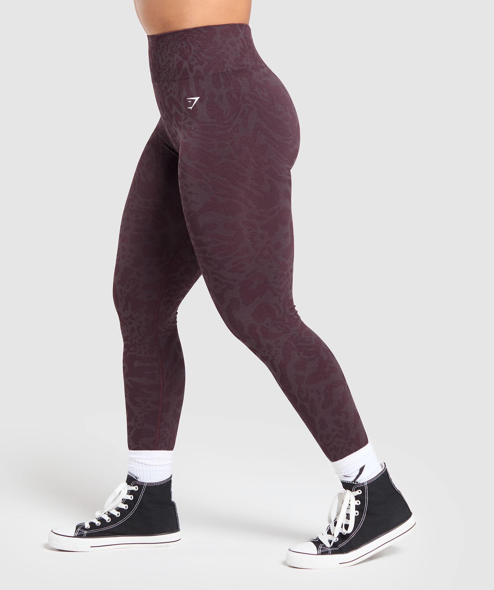 Adapt Safari Seamless Leggings - Depth Purple/Greyed Purple