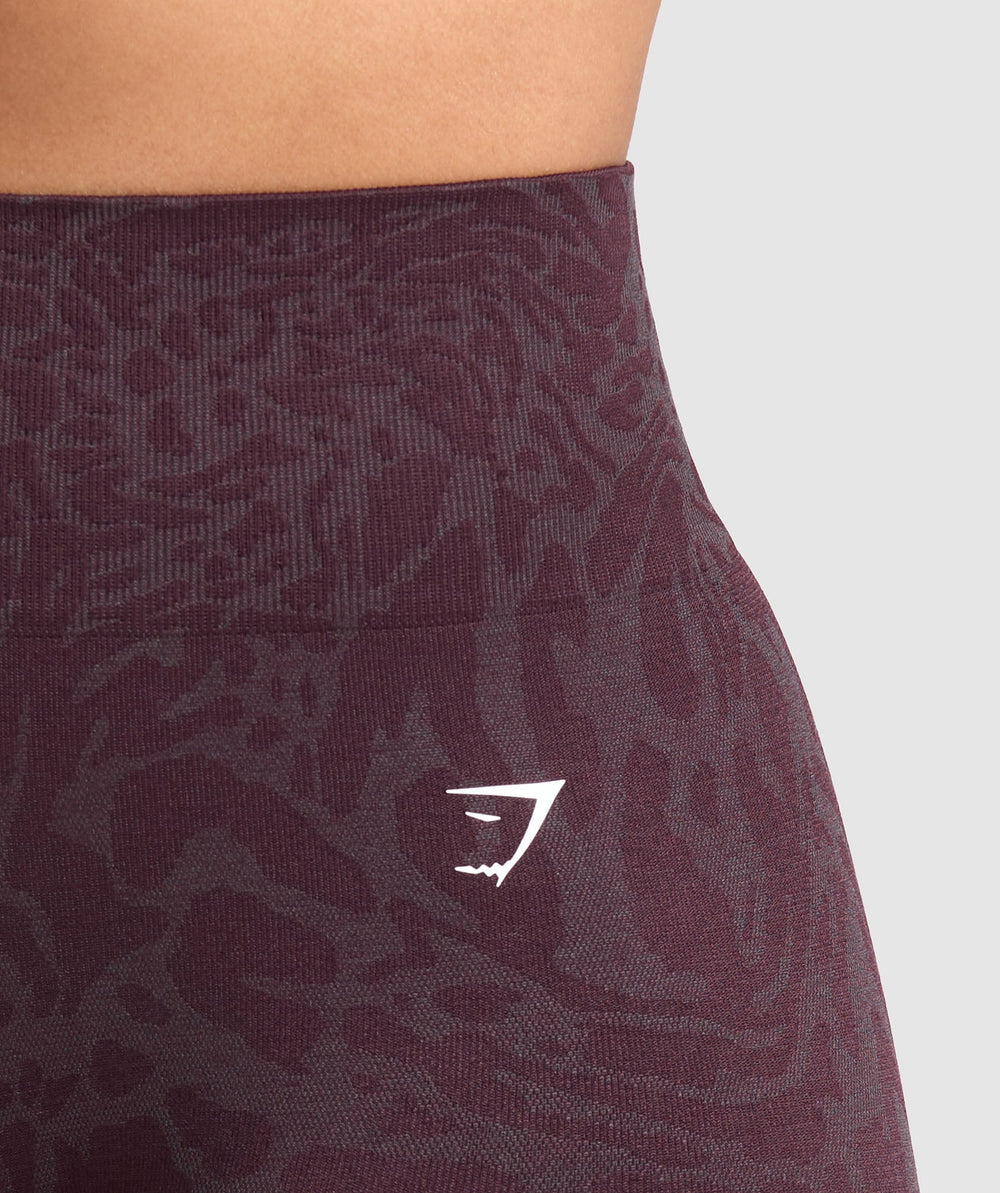 Adapt Safari Seamless Leggings - Depth Purple/Greyed Purple