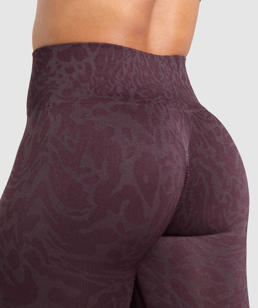 Adapt Safari Seamless Leggings - Depth Purple/Greyed Purple