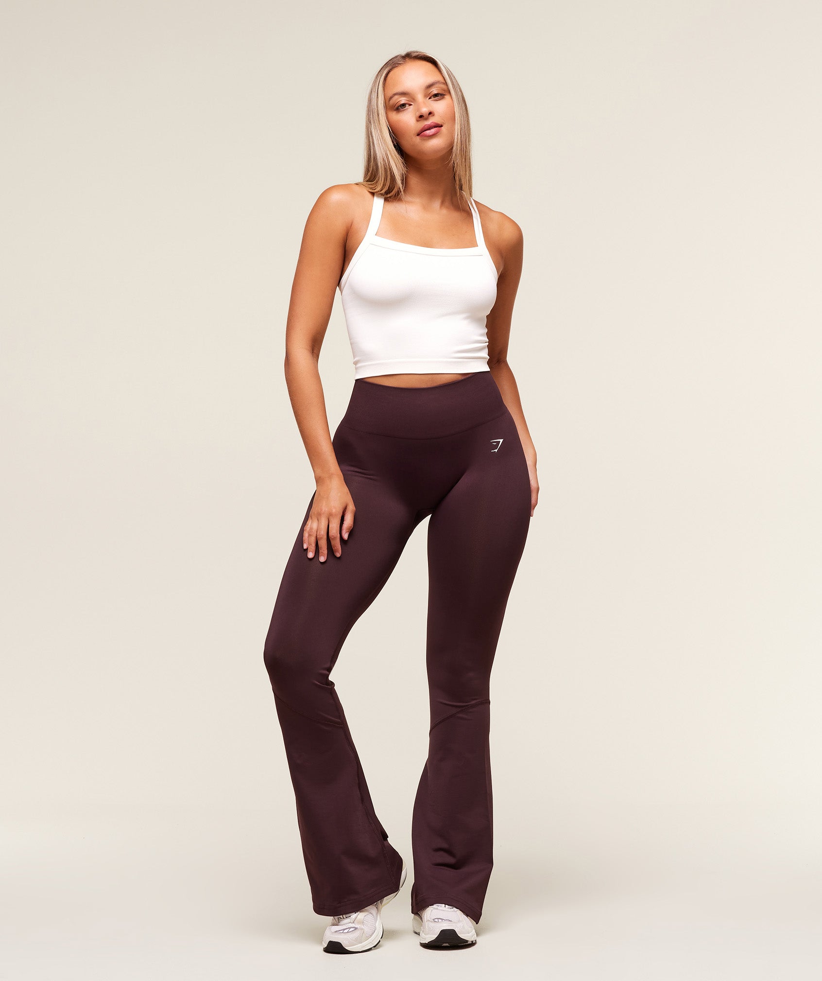 Everyday Seamless Flared Legging - Cherry Purple