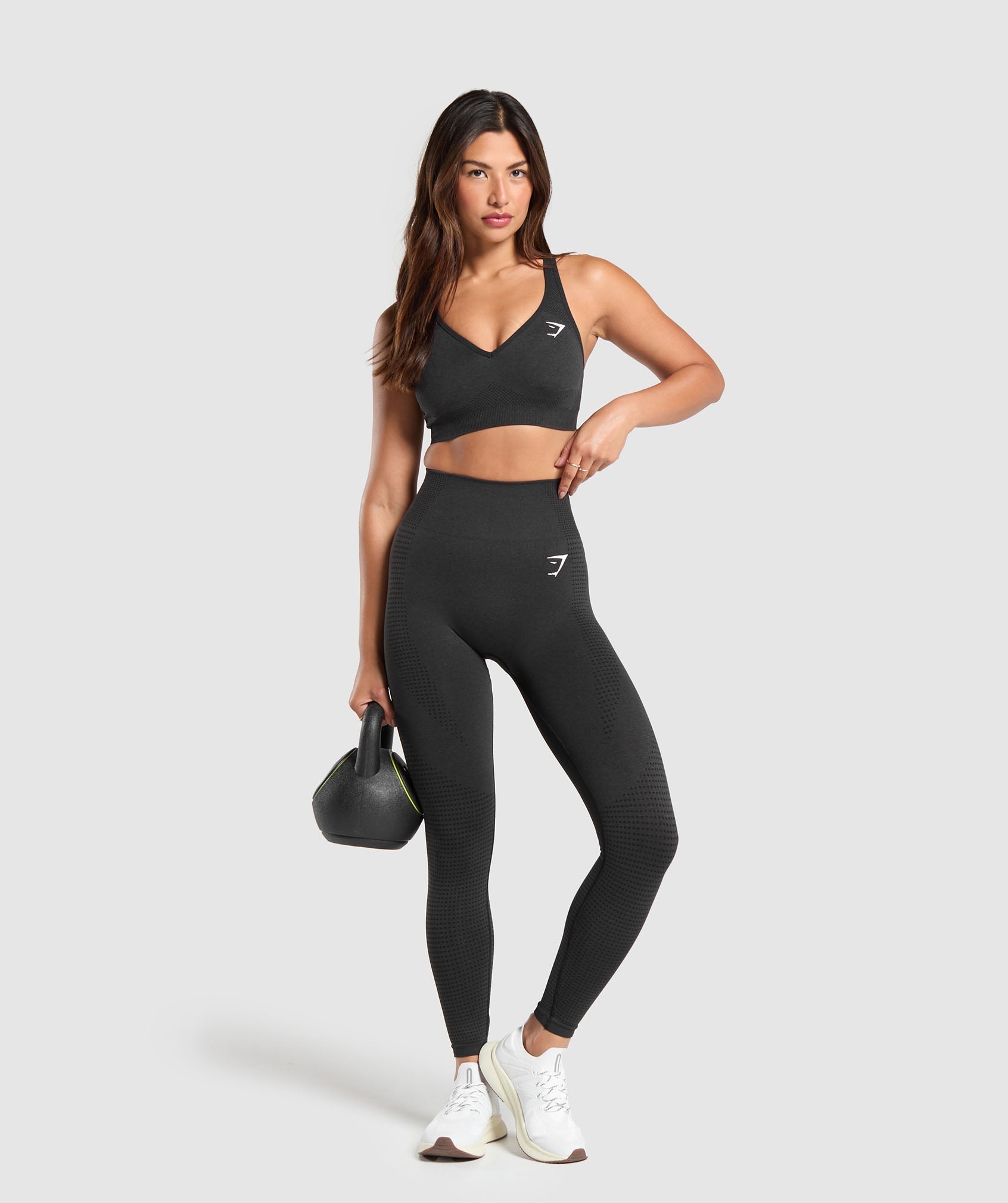 Vital Leggings - Black Marl