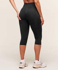 Everyday Seamless Capri Legging - Black
