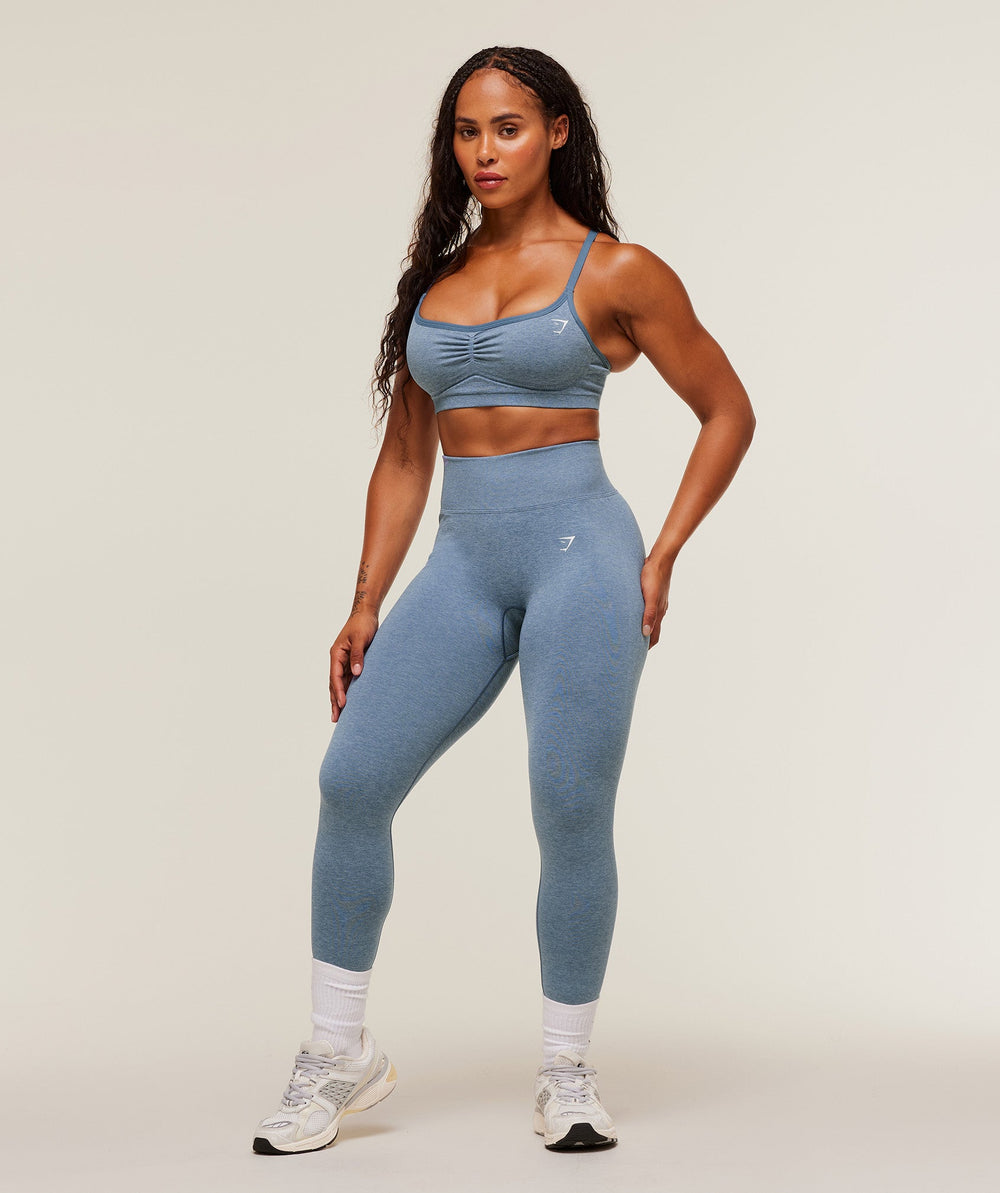 Lift Seamless Leggings - Worn Blue/Peri Blue Marl