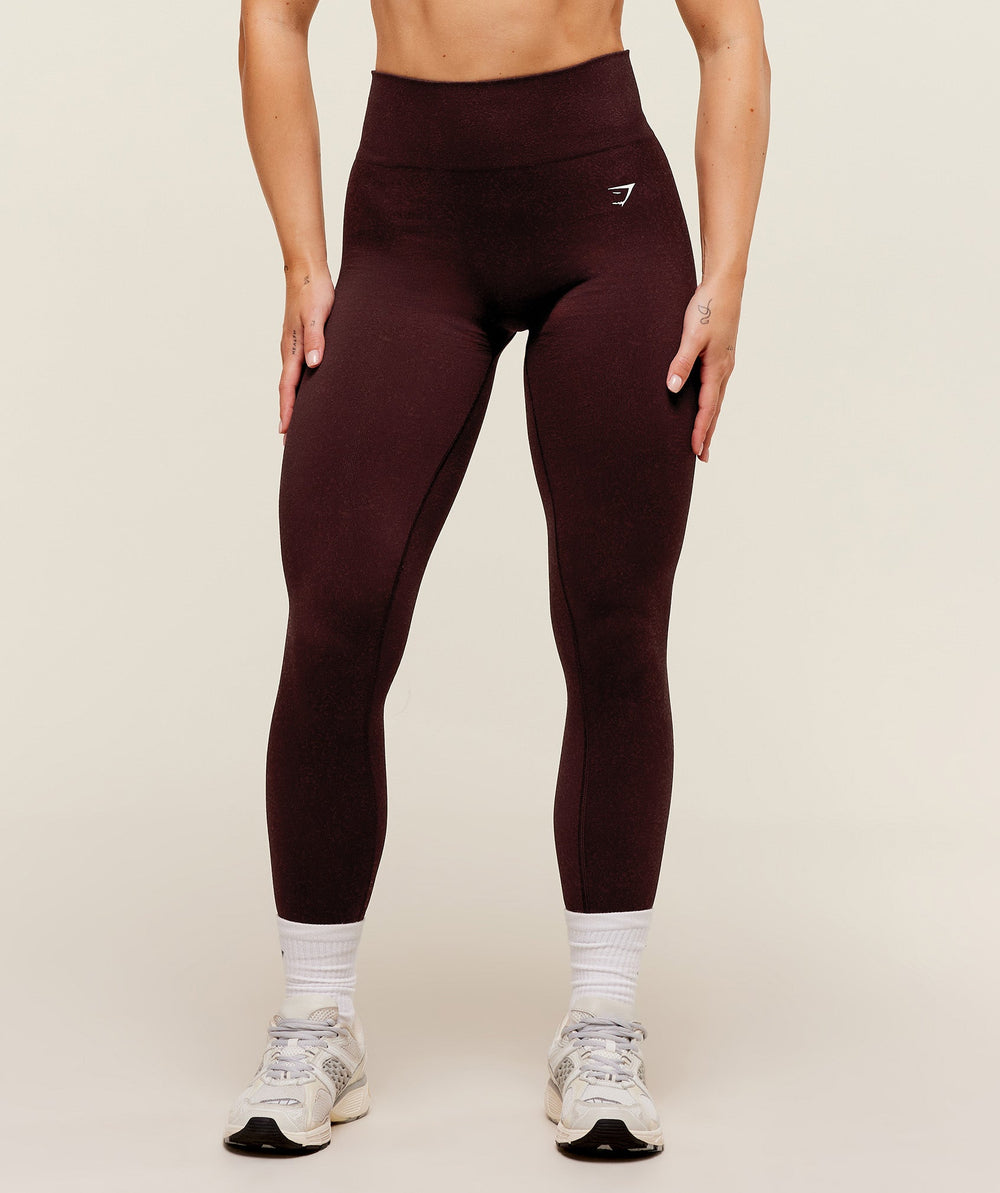 Adapt Fleck x Whitney Leggings - Cherry Purple/Rich Maroon