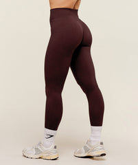Adapt Fleck x Whitney Leggings - Cherry Purple/Rich Maroon