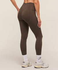 Lifting Pocket Leggings - Archive Brown