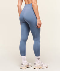 Pocket Leggings - Worn Blue