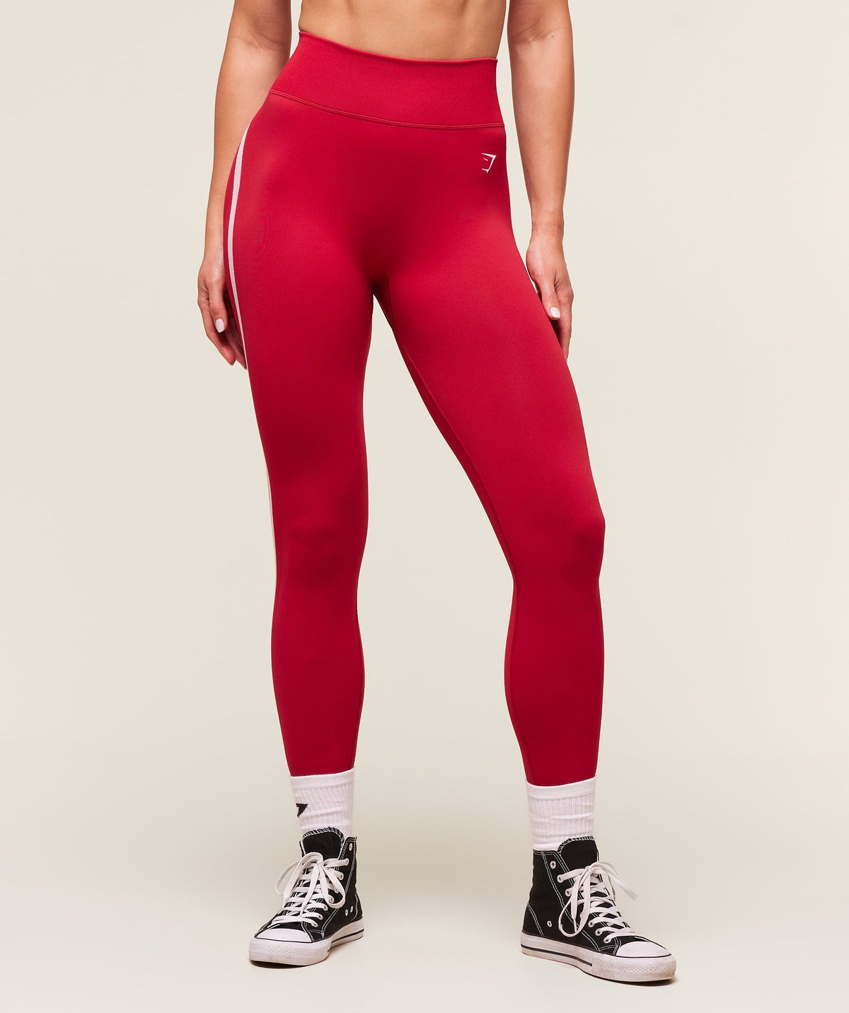 Lift Varsity Seamless Leggings - Carmine Red