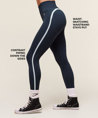 Lift Varsity Seamless Leggings - Heavy Blue