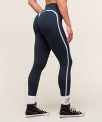 Lift Varsity Seamless Leggings - Heavy Blue