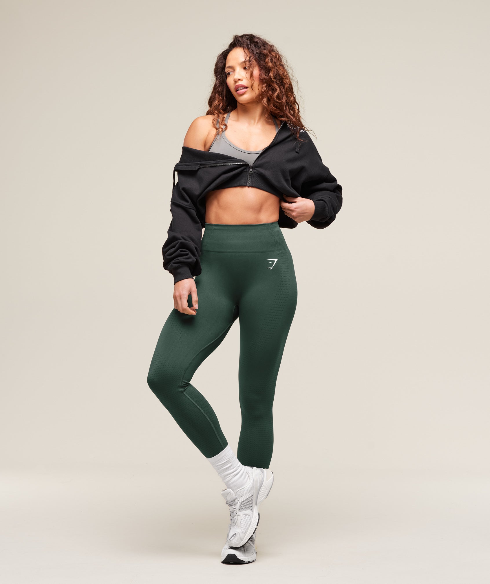 Vital Leggings - Woodland Green Marl