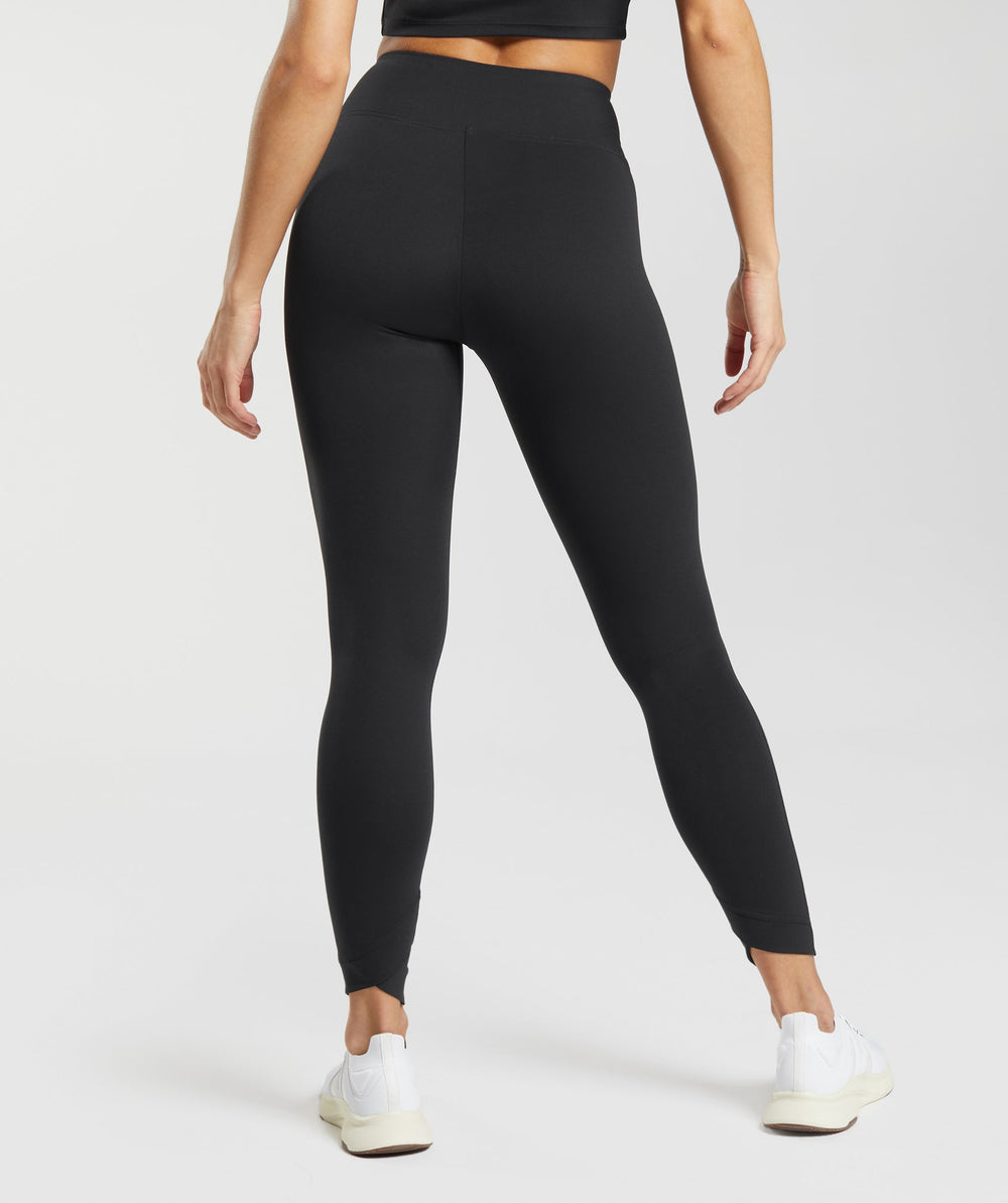 Crossover Leggings - Black