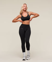 Everyday Seamless Graphic Leggings - Black