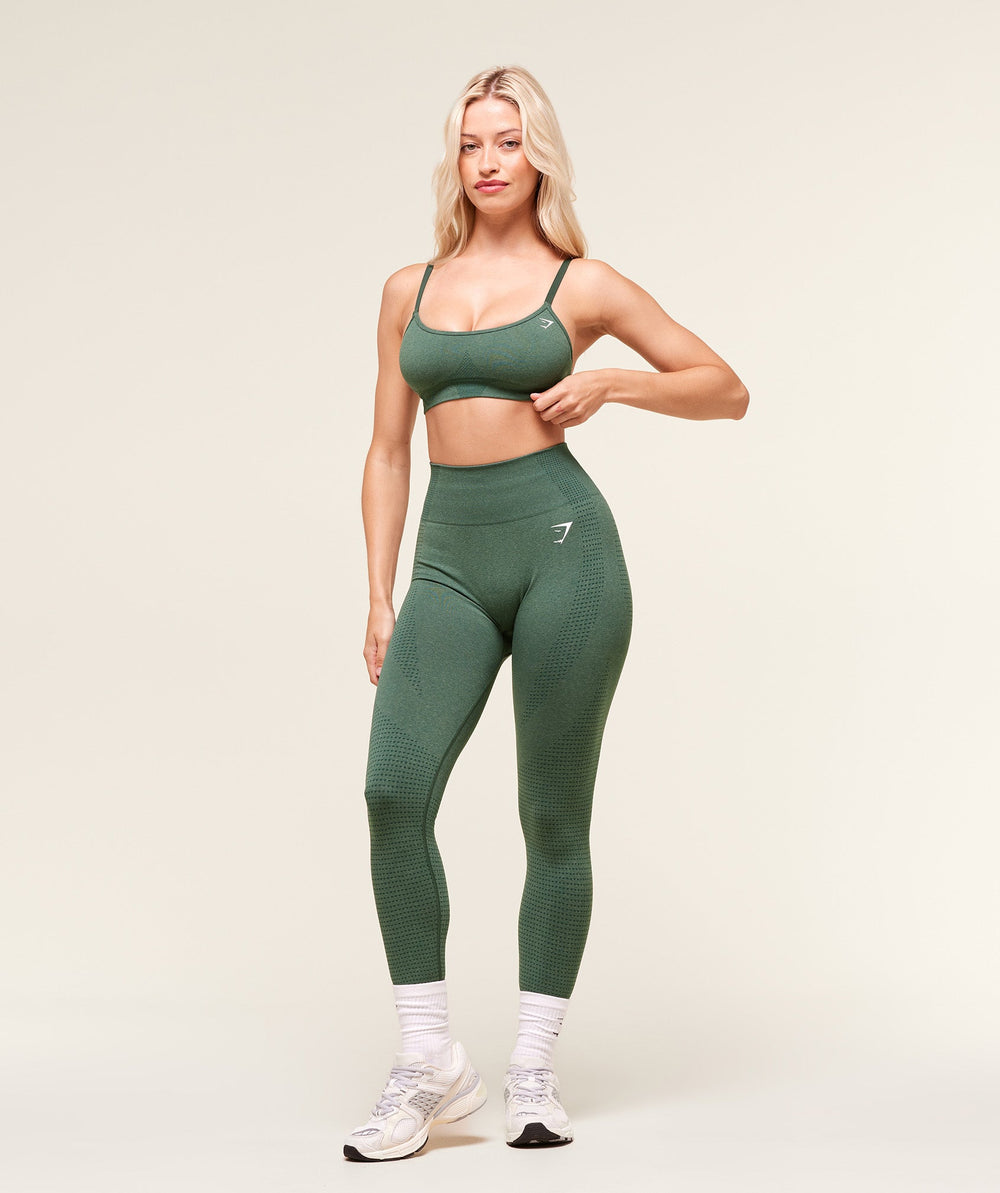 Vital Leggings - Dark Green Marl