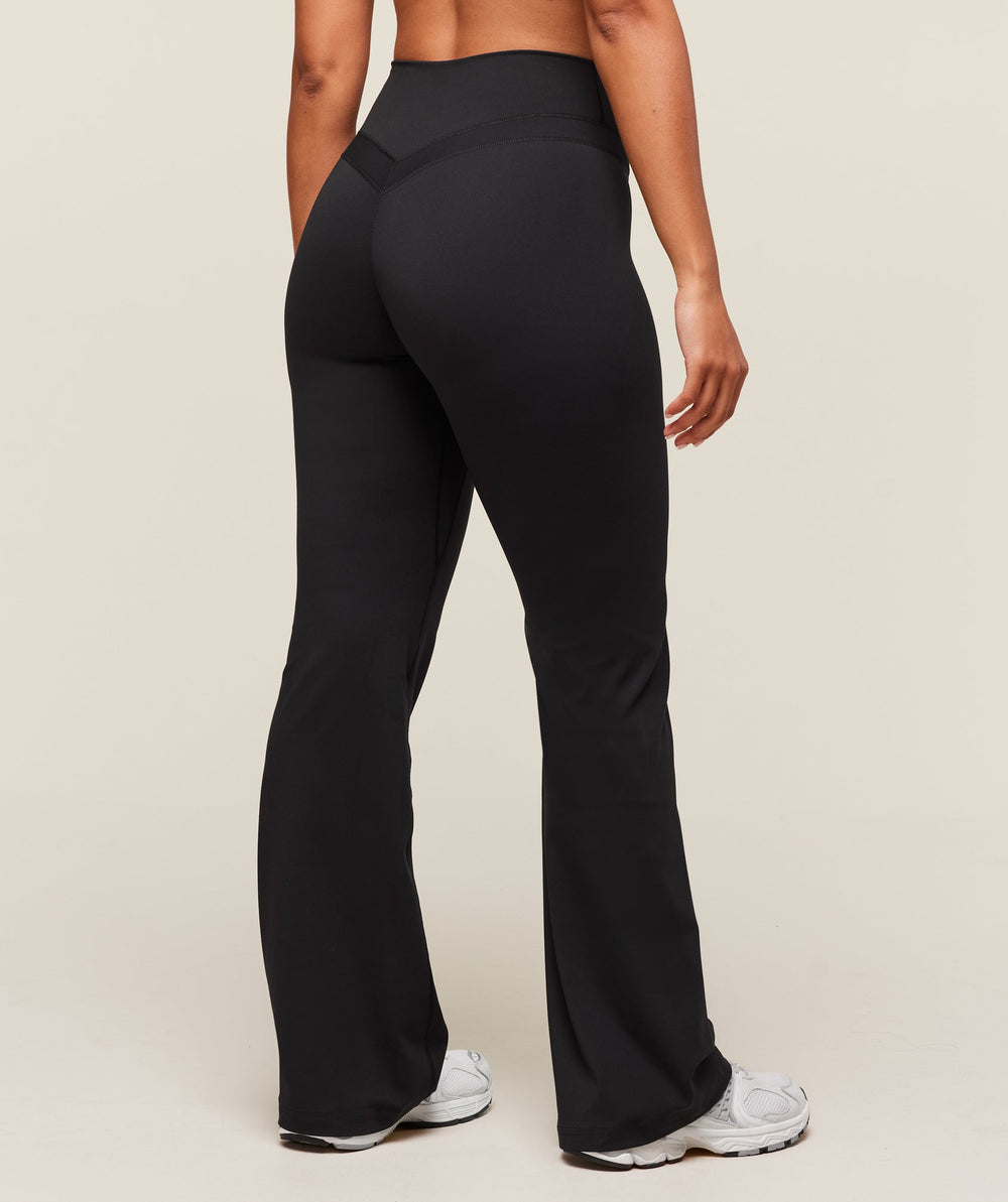 Whitney Flared Leggings - Black