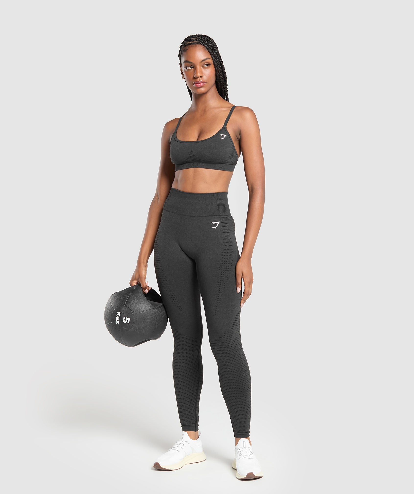 Vital Leggings - Black Marl