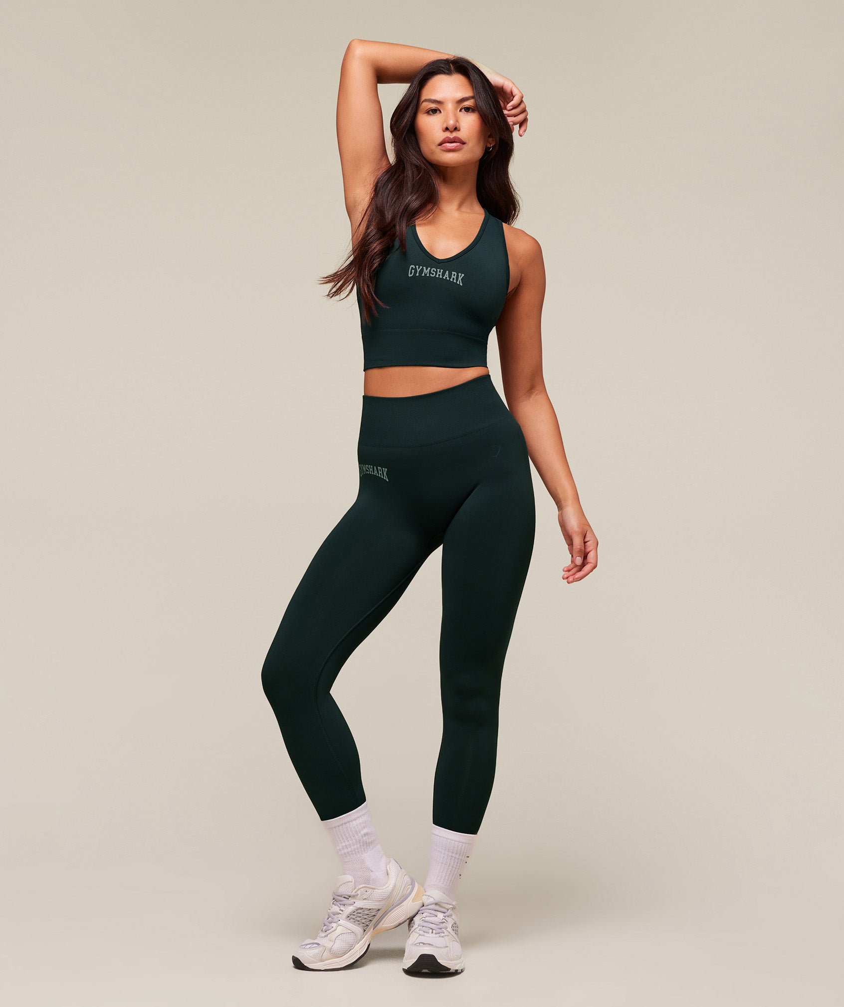 Everyday Seamless Graphic Leggings - Darkest Teal