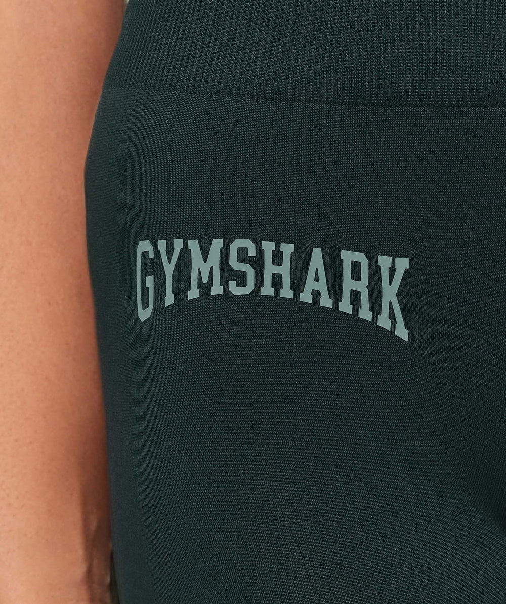 Everyday Seamless Graphic Leggings - Darkest Teal