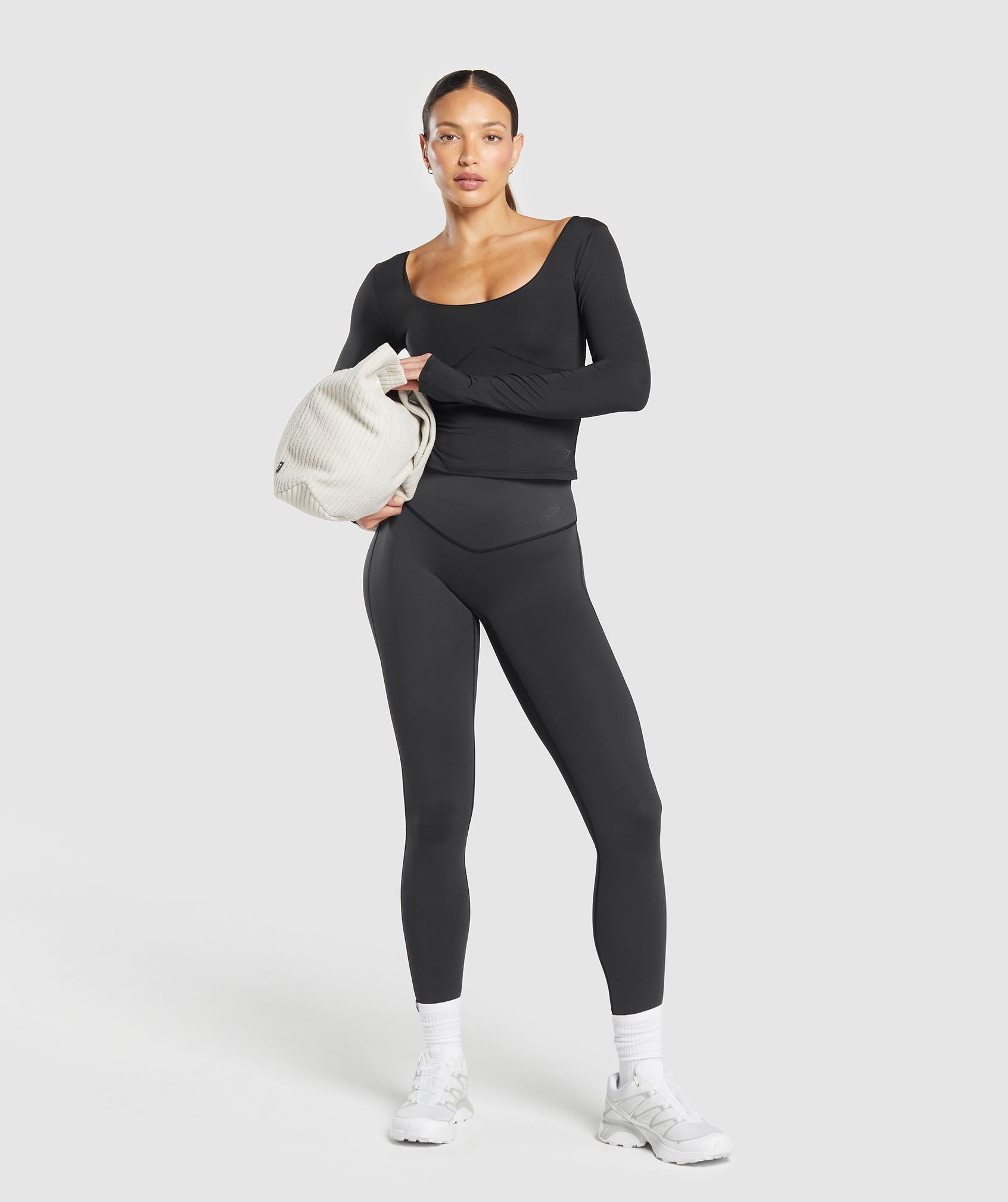 Elevate Long Sleeve Top - Black