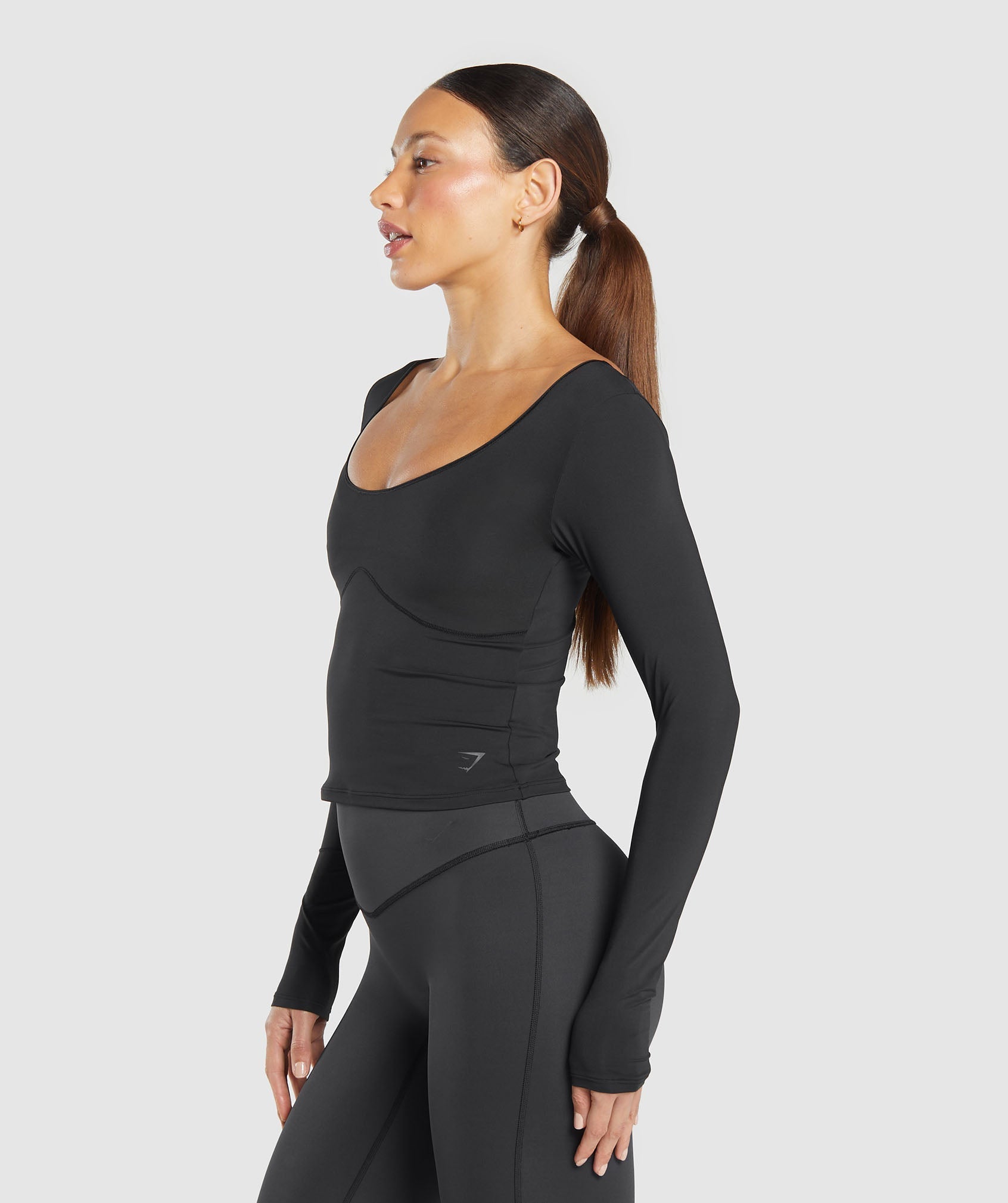 Elevate Long Sleeve Top - Black