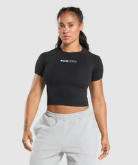 Soft Life Baby Tee - Black