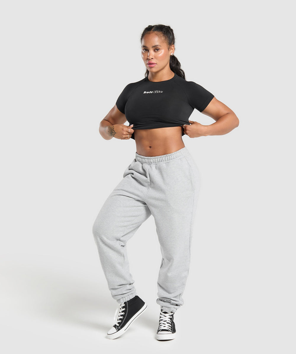 Soft Life Baby Tee - Black