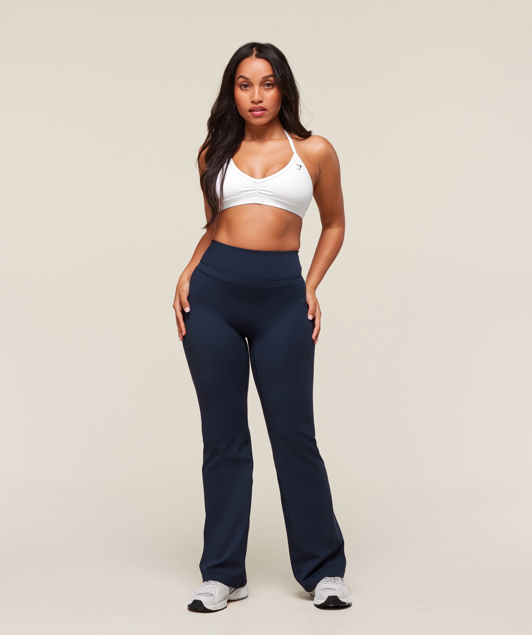 Whitney Flared Leggings - Navy
