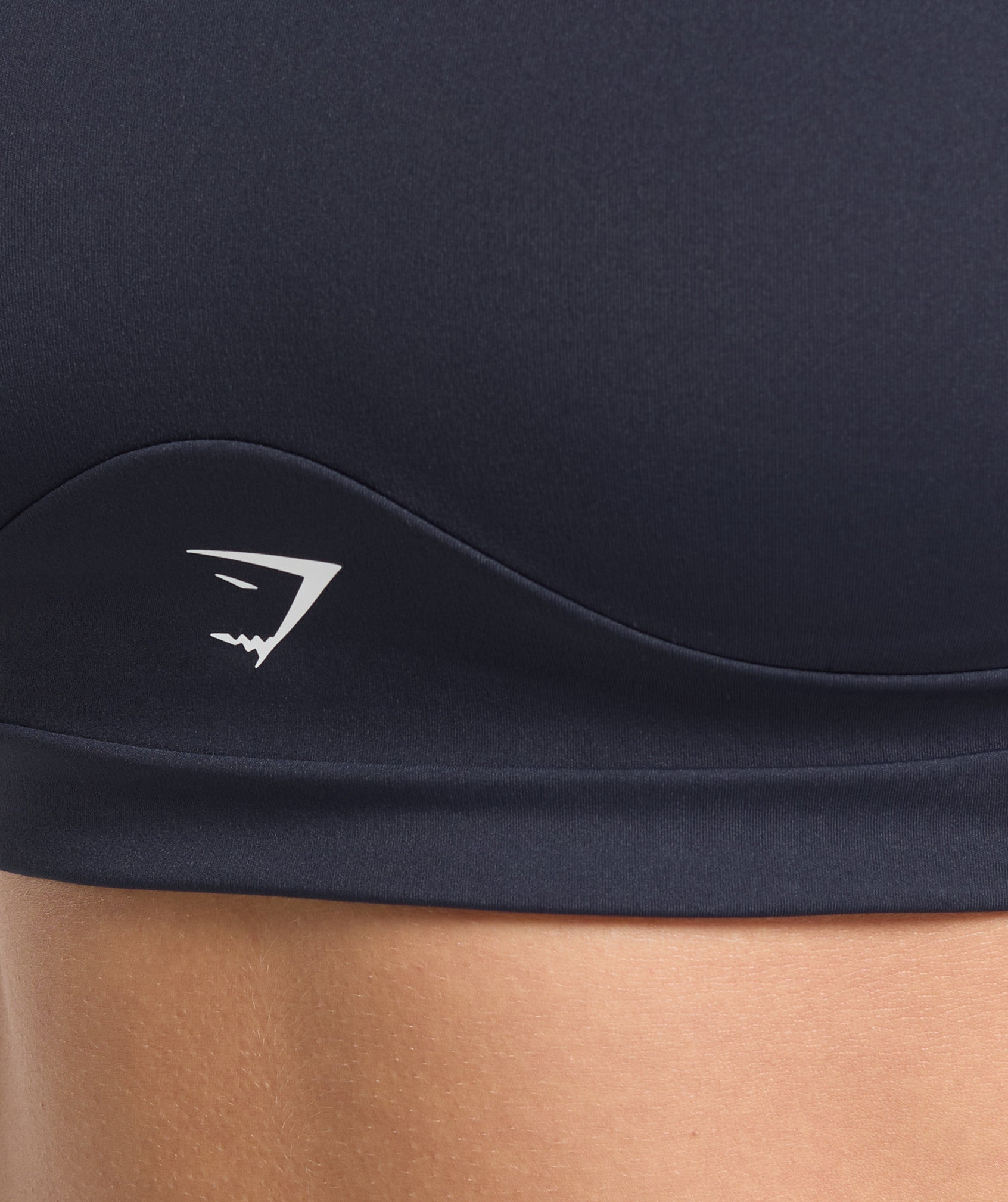 Mesh Back Sports Bra - Heavy Blue