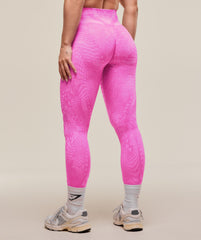 Adapt X Whitney Animal Seamless Leggings - Sour Pink/Vibrant Pink
