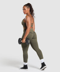 Gains Seamless Leggings - Strength Green