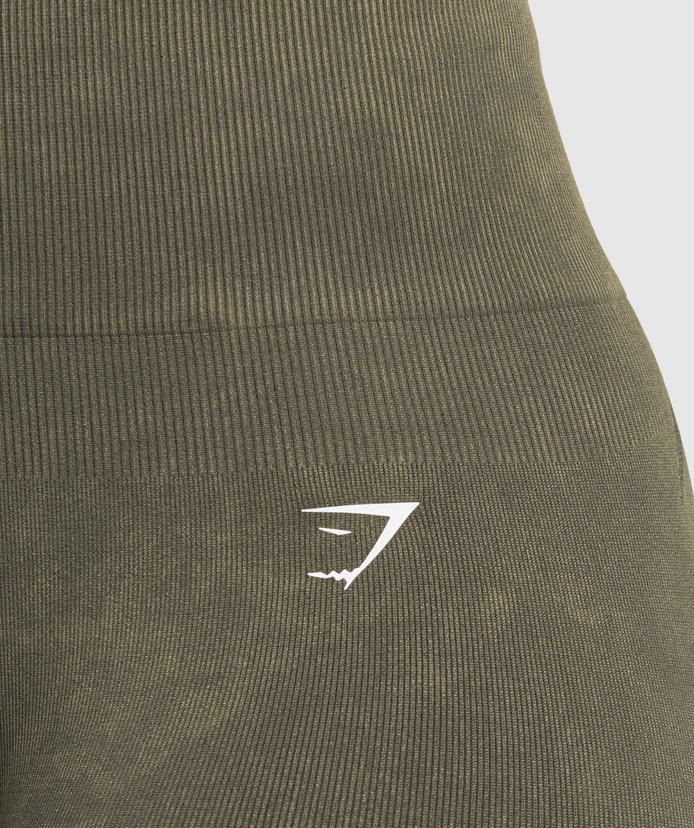 Gains Seamless Leggings - Strength Green