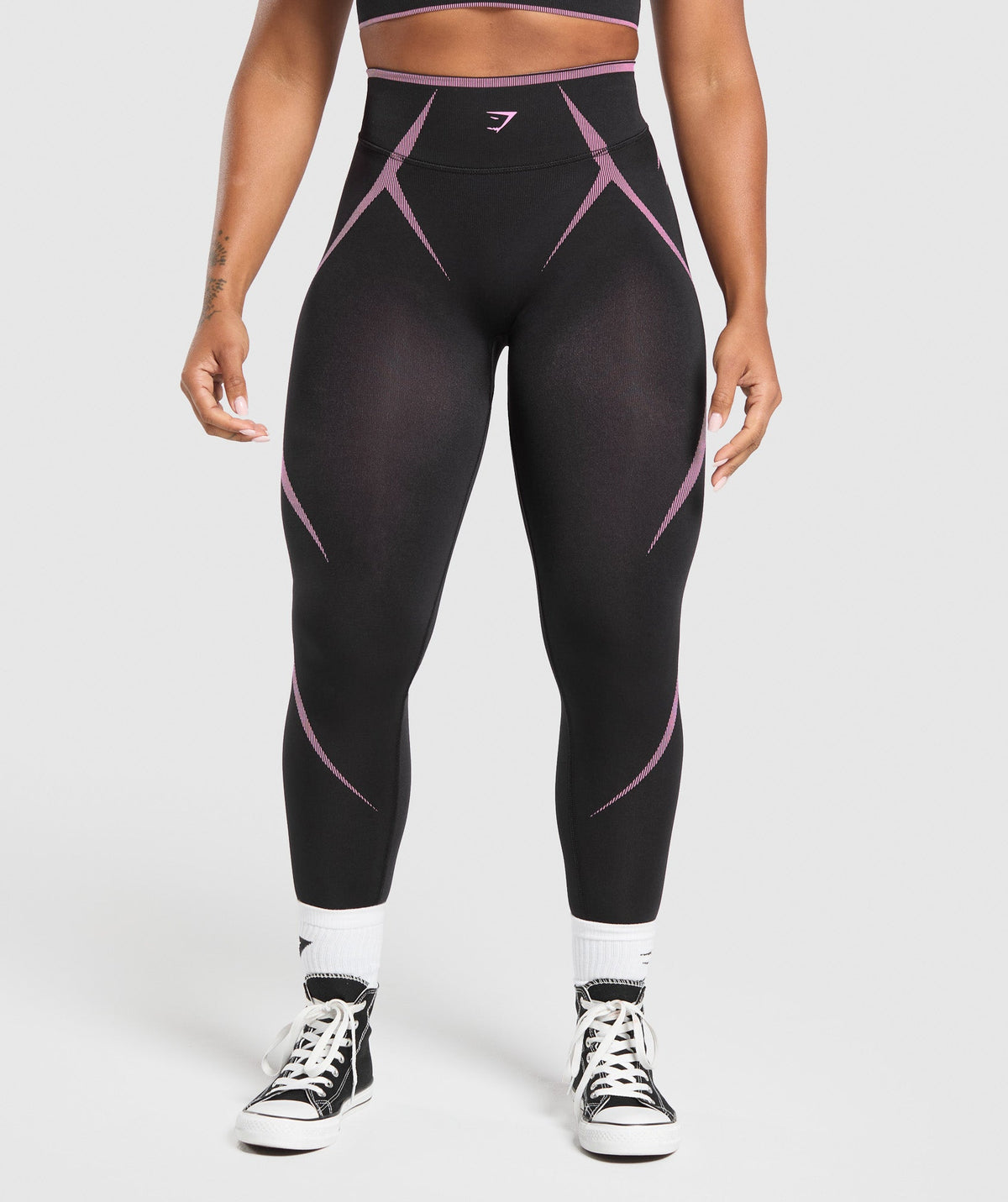 Apex Lift Seamless Leggings - Darkest Purple/Sour Pink