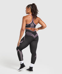 Apex Lift Seamless Leggings - Darkest Purple/Sour Pink