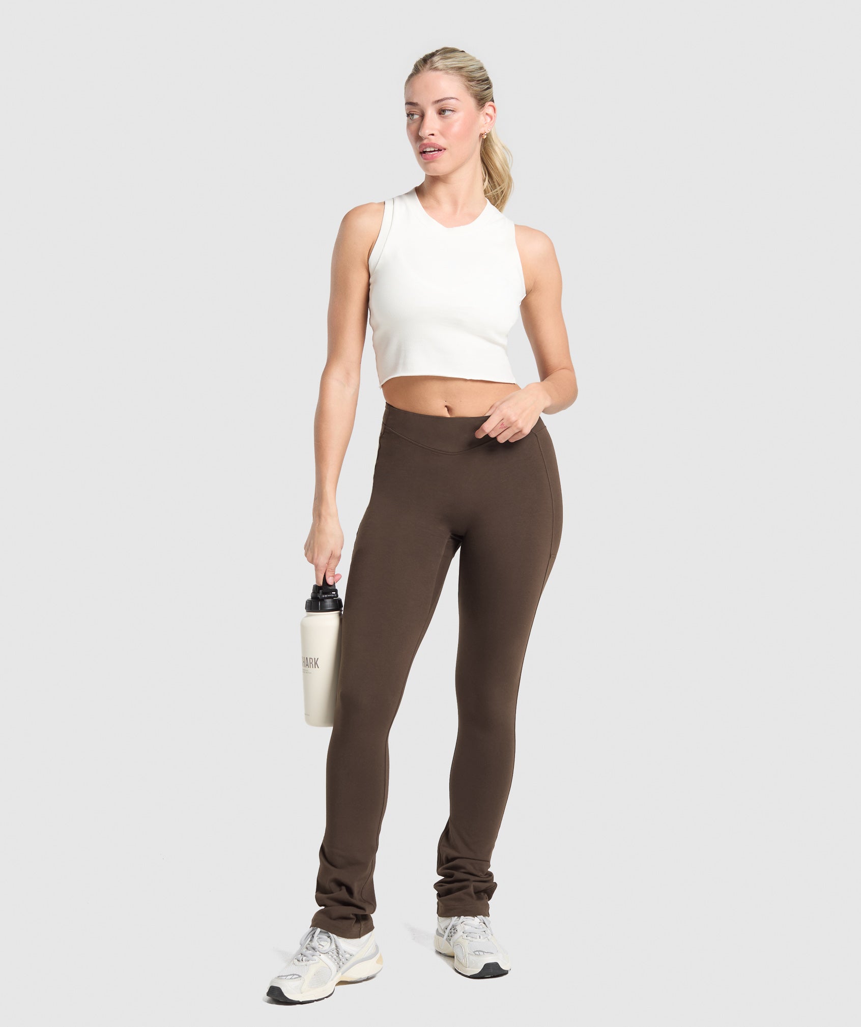 Rest Day Bootcut Leggings - Archive Brown