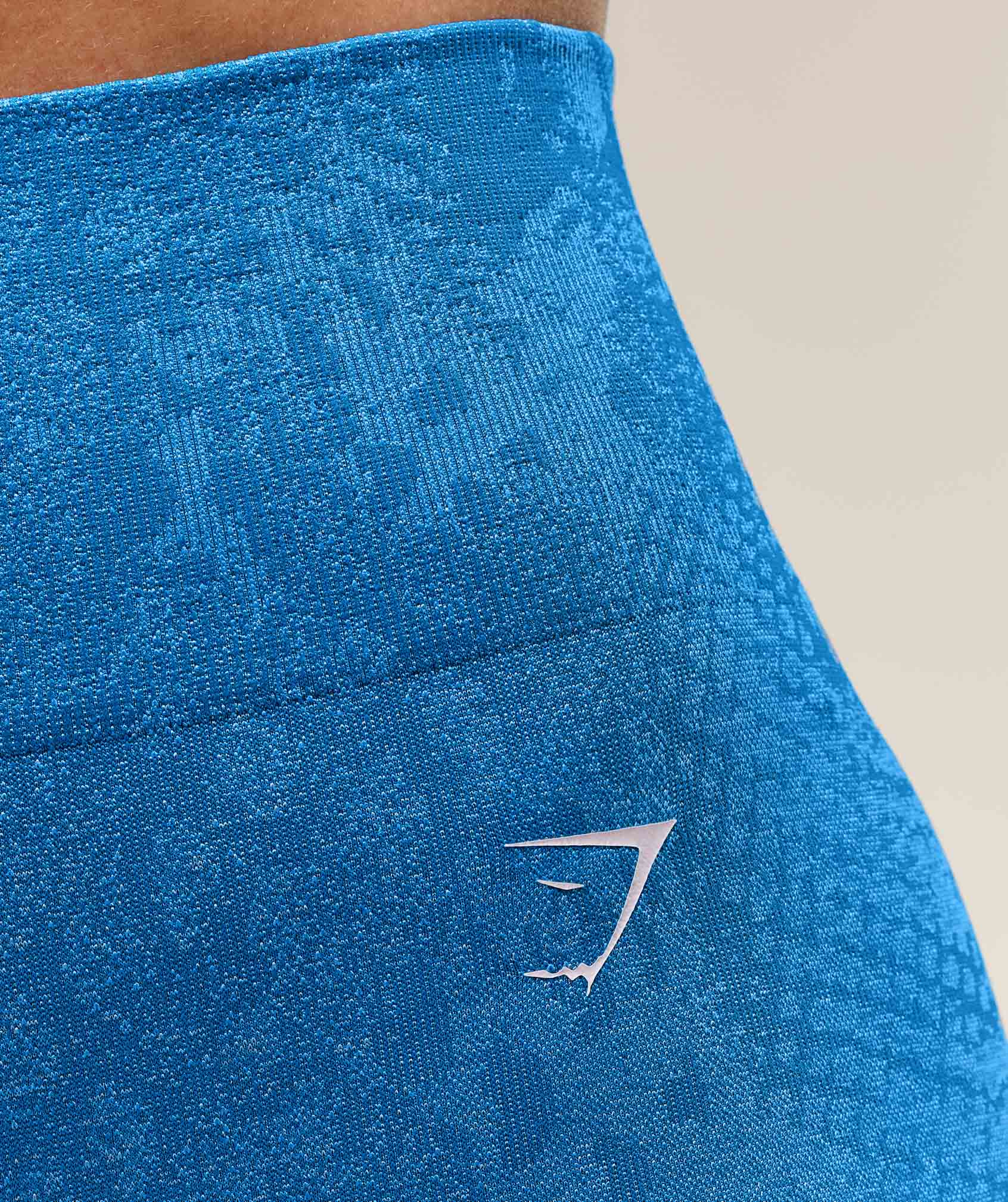 Adapt X Whitney Animal Seamless Leggings - Barbell Blue/Gentle Blue