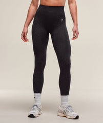 Adapt X Whitney Animal Seamless Leggings - Asphalt Grey/Black