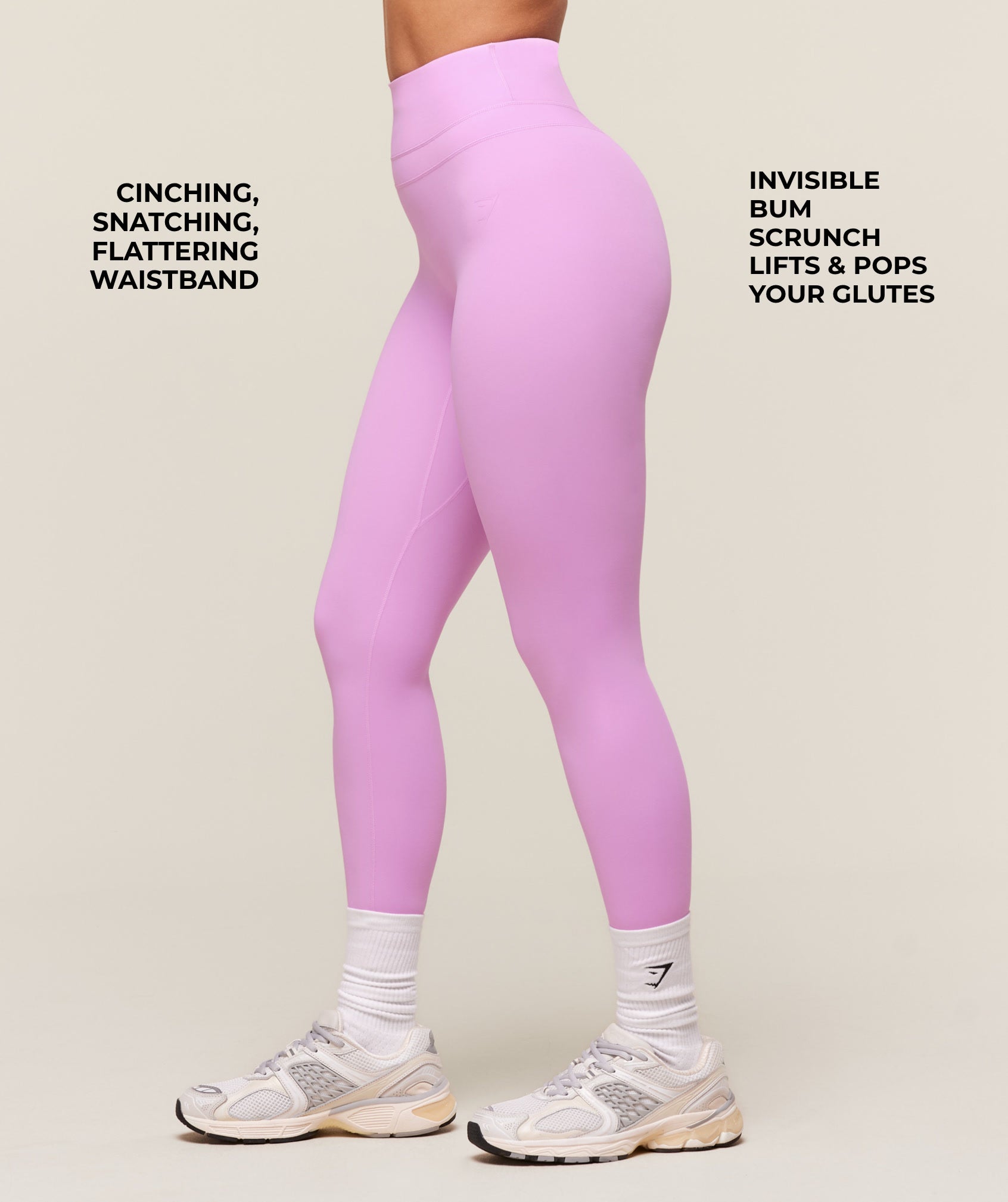 Whitney Leggings - Sour Pink