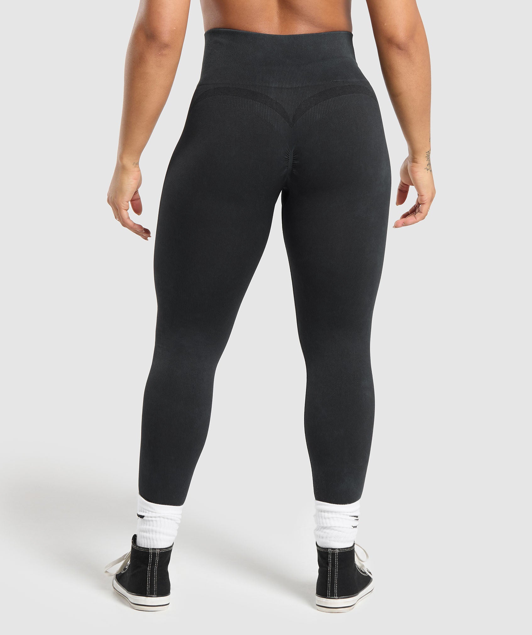 Gains Seamless Leggings - Black
