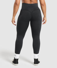 Gains Seamless Leggings - Black