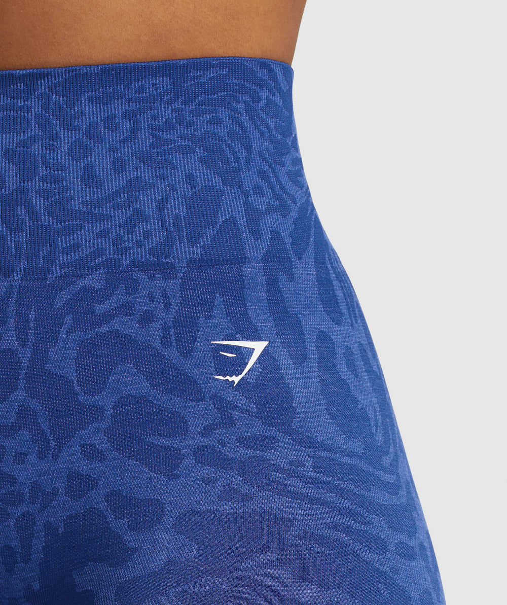 Adapt Safari Seamless Leggings - Wave Blue/Iris Blue