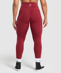 Power Leggings - Reps Red